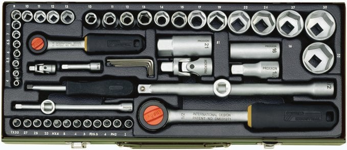 PROXXON 23040 1/4'&1/2' 56 PARÇALI LOKMA VE BİTS TAKIMI
