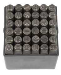 ÇELİK HARF 36 PARÇA 2 mm