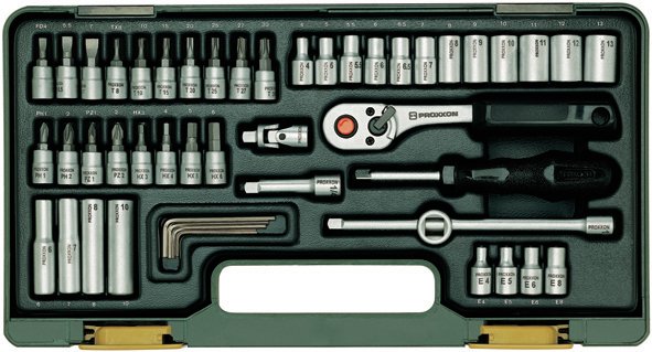 PROXXON 23280  1/4'' 50 PARÇALI LOKMA VE BİTS TAKIMI