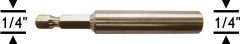 PROSCR SCR03003 - 1/4''x60MMx1/4'' BİTS UÇ ADAPTÖRÜ