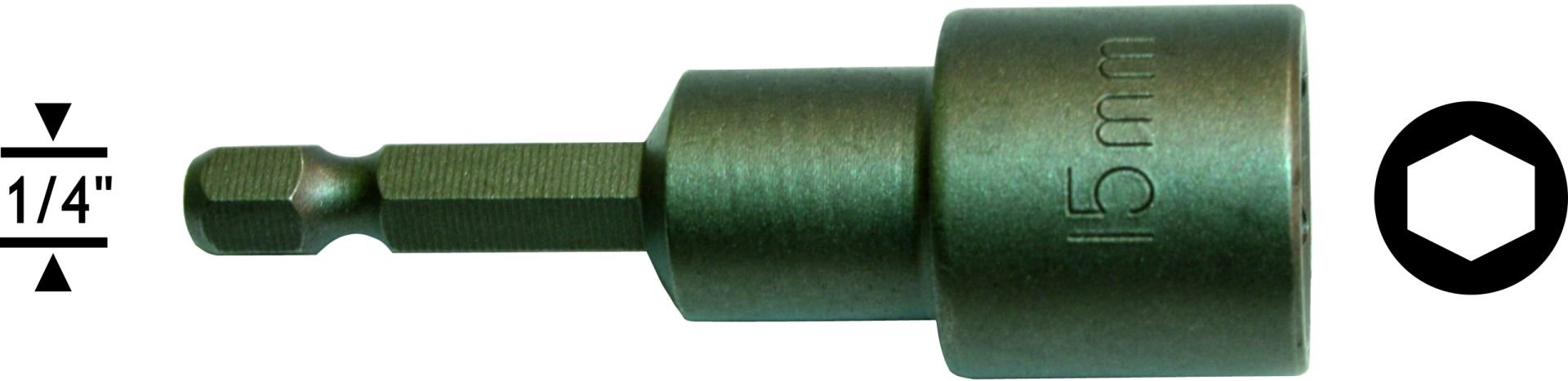 PROSCR SCR03025 - 1/4” x 65mm x 14mm SOMUN ADAPTÖRÜ