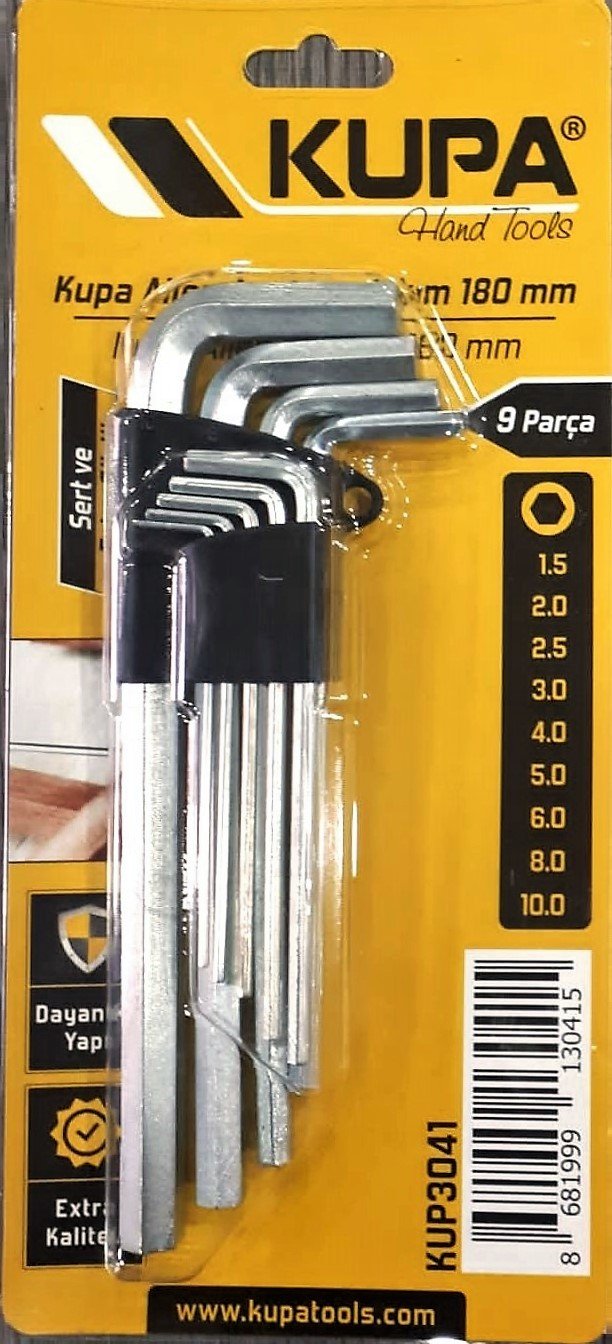 MEGA ALYAN TAKIM DÜZ UZUN 180 MM