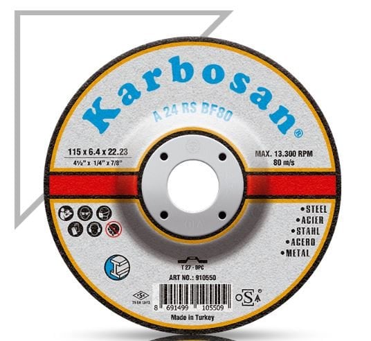 KARBOSAN METAL TAŞLAMA DİSKİ NK 180X8,0X22  910580