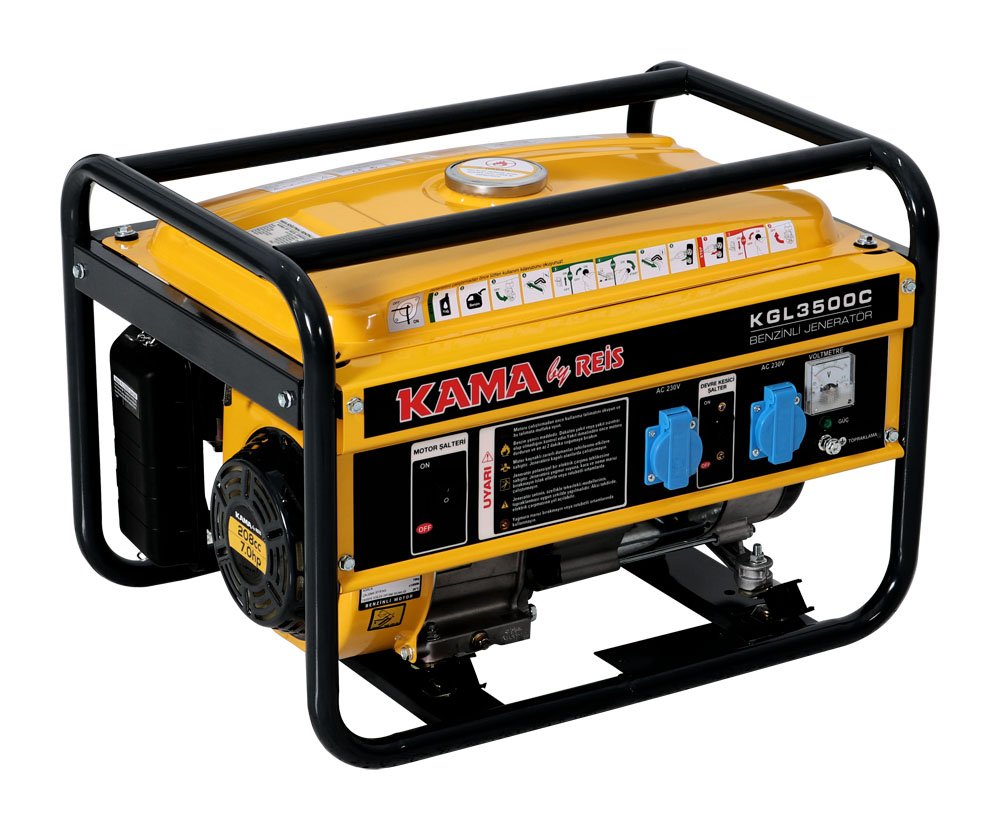 KAMA BY REİS 3.5 KVA BENZİNLİ İPLİ JENERATÖR