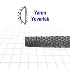THREE FILES EĞYYI6 İNCE YARIM YUVARLAK EĞE