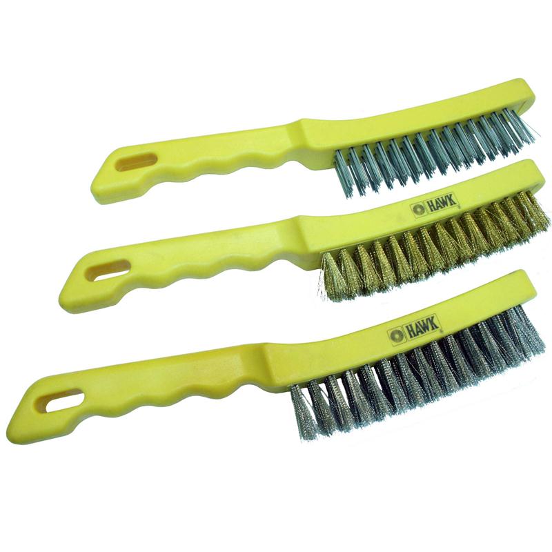 HAWK HA10192 ÇELİK TELLİ PLASTİK SAPLI EL TİPİ FIRÇA