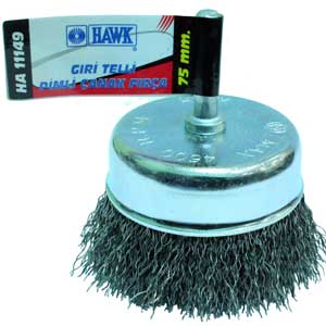 HAWK HA11145 GRİ TELLİ PİMLİ ÇANAK FIRÇA