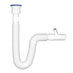 PASLANMAZ ÇAMAŞIR MAKINESİ ÇIKIŞLI KÖRÜKLÜ LAVABO SİFONU