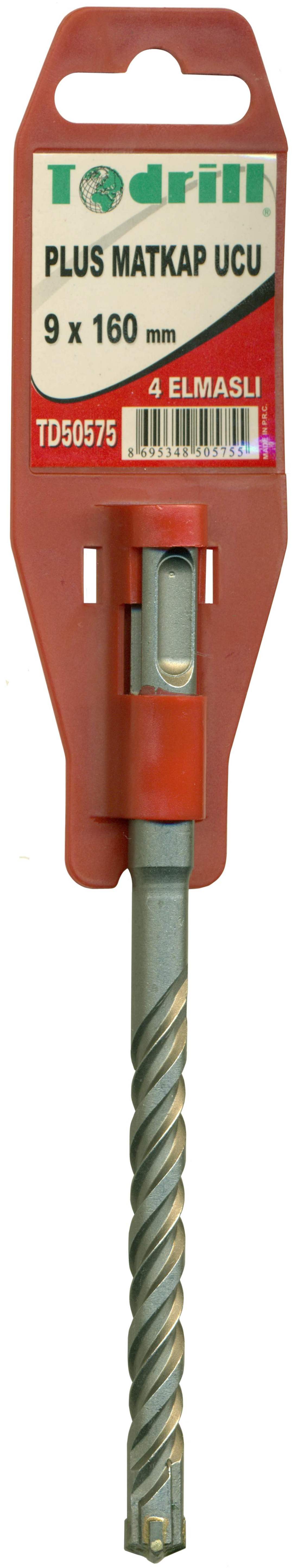 TODRILL TD50595 SDS-PLUS 4 ELMASLI MATKAP UCU