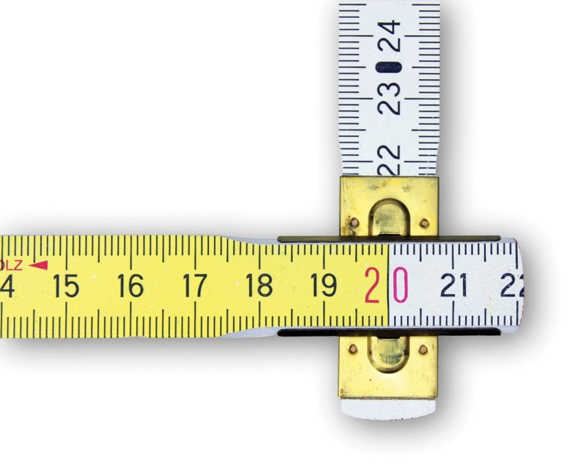BMI 9142 GİZLİ PERÇİN AHŞAP KIRMA METRE