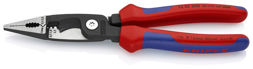 KNIPEX 13 82 200 KOMBİNE ELEKTRİKÇİ PENSESİ