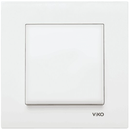 VİKO KARRE BEYAZ ANAHTAR ( ÇERÇEVELİ)