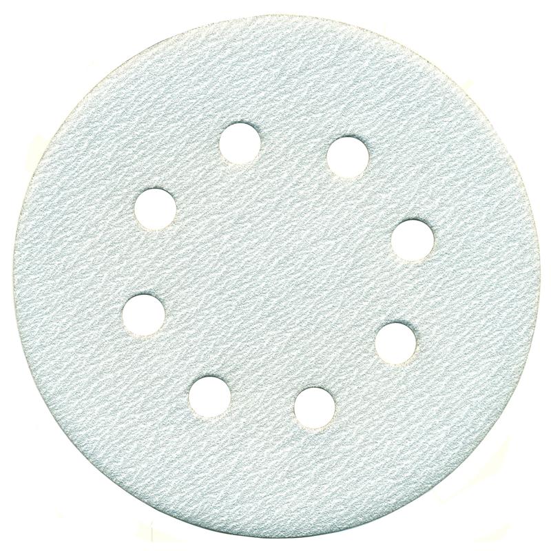 ALÜMİNYUM OKSİT CIRTLI 8 DELİKLİ DİSK ZIMPARA 125 mm 40 KUM