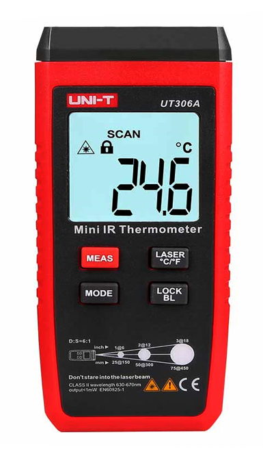 UNI-T UT306A MINI KIZILÖTESI SICAKLIK ÖLÇER
