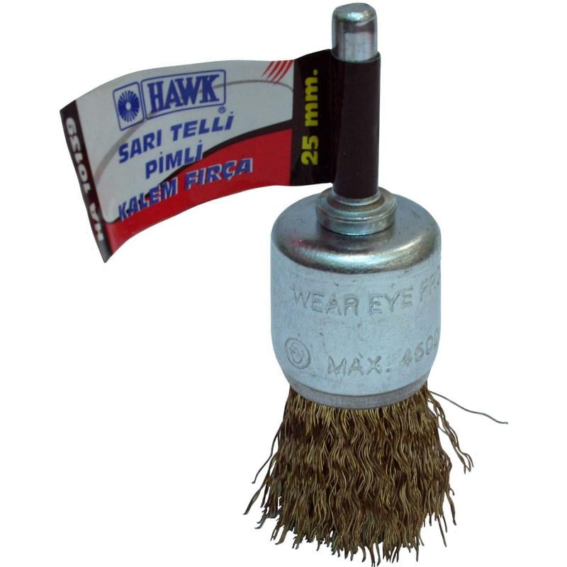 HAWK HA10143 SARI TELLİ PİMLİ KALEM FIRÇA