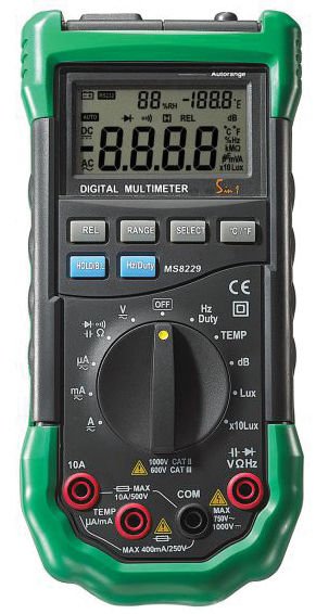 MASTECH MS8229 MULTİSENSÖR GİRİŞLİ DİJİTAL MULTİMETRE