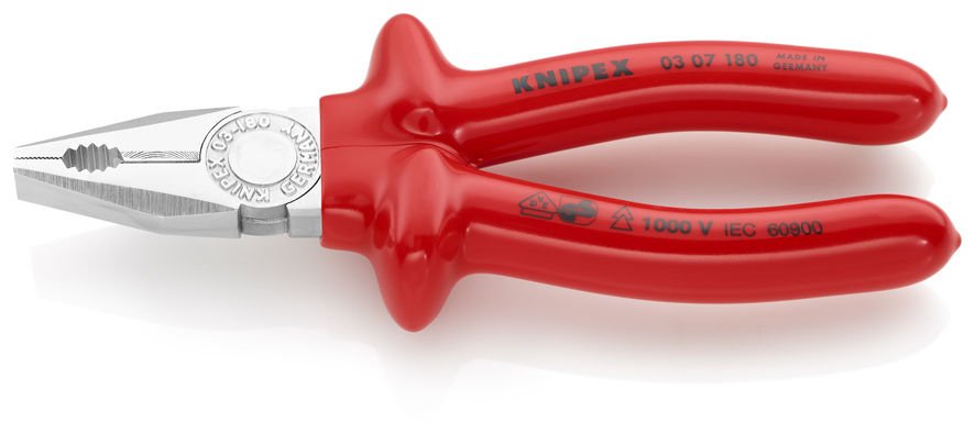KNIPEX 03 07 180 VDE KOMBİNE PENSE