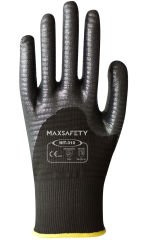 MAXSAFETY NIT-310 3/4 NITRILE COATED GLOVES