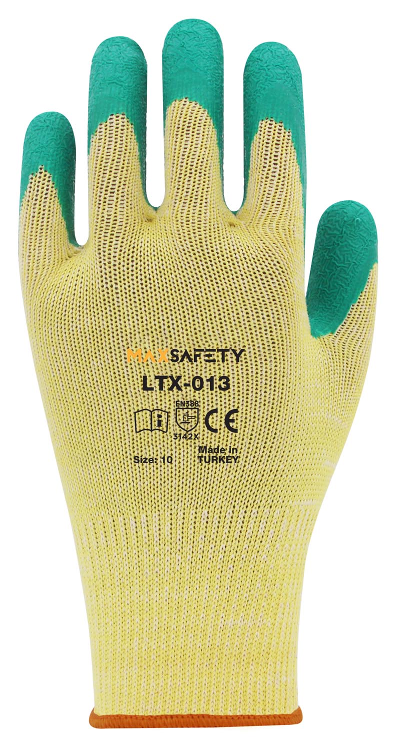 MAXSAFETY LTX-013 - LATEKS CAMCI ELDİVENİ - CRINKLE