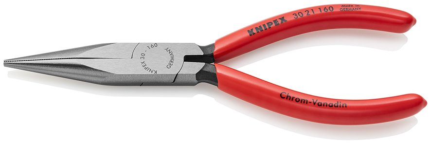 KNIPEX 30 21 160 YASSI AĞIZ UZUN KARGABURUN