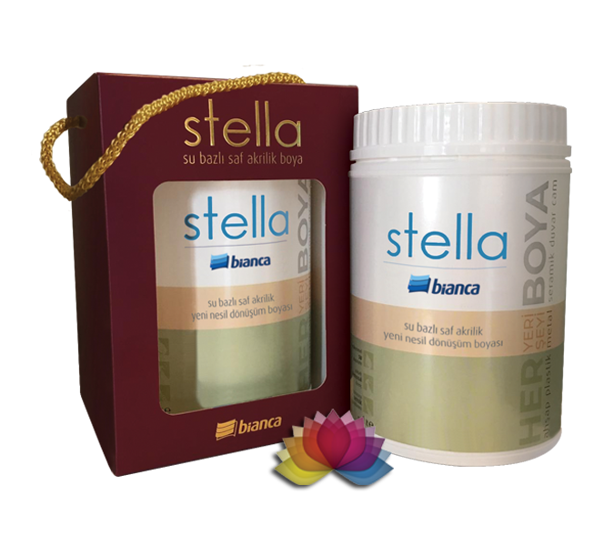 Bianca Stella Su Bazlı Saf Akrilik Boya 1 Lt BEYAZ