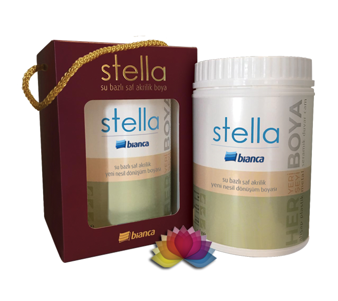 Bianca Stella Su Bazlı Saf Akrilik Boya 1 Lt BEYAZ