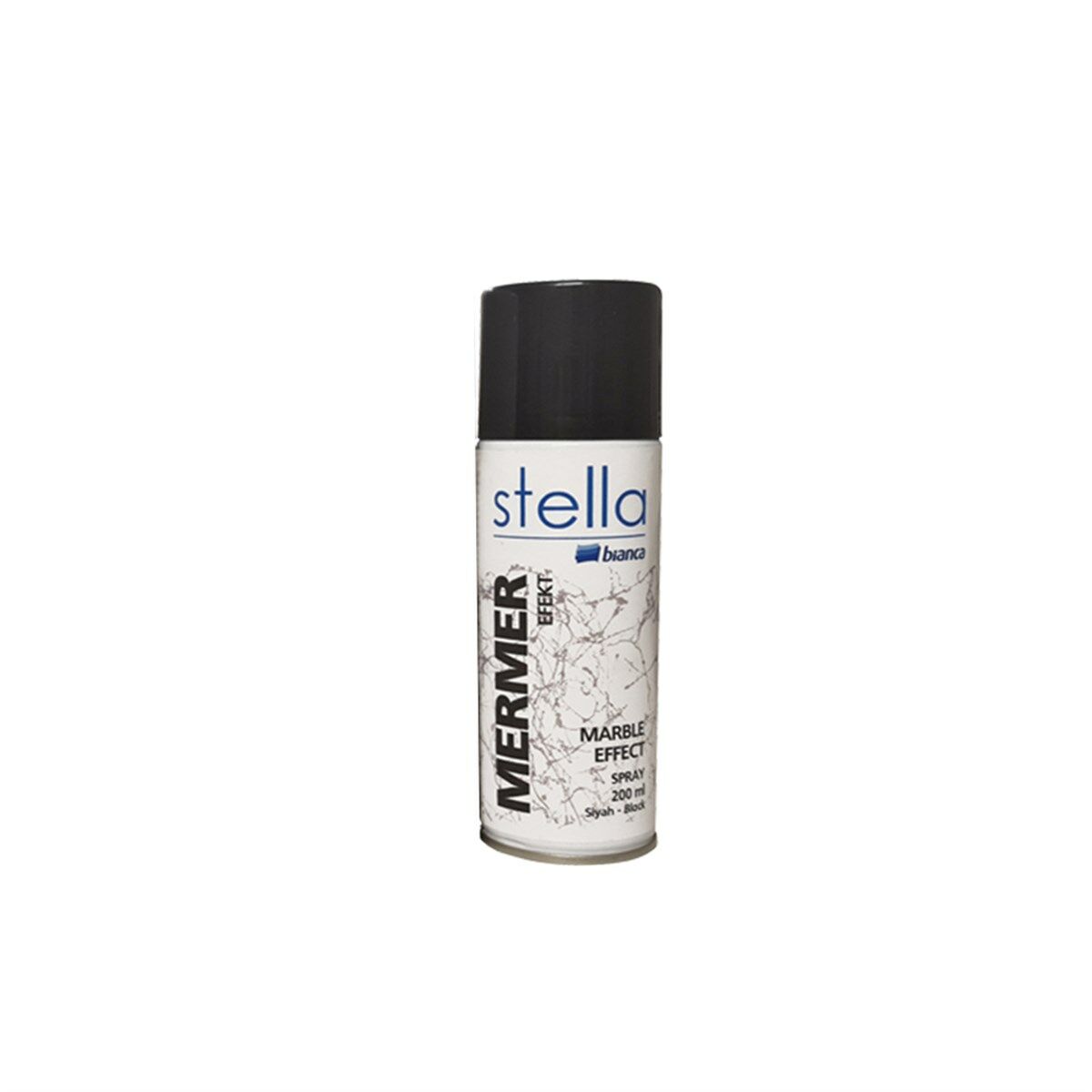 Bianca Stella Mermer Efekti Sprey 200 Ml Siyah